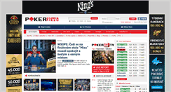 Desktop Screenshot of pokerzive.cz